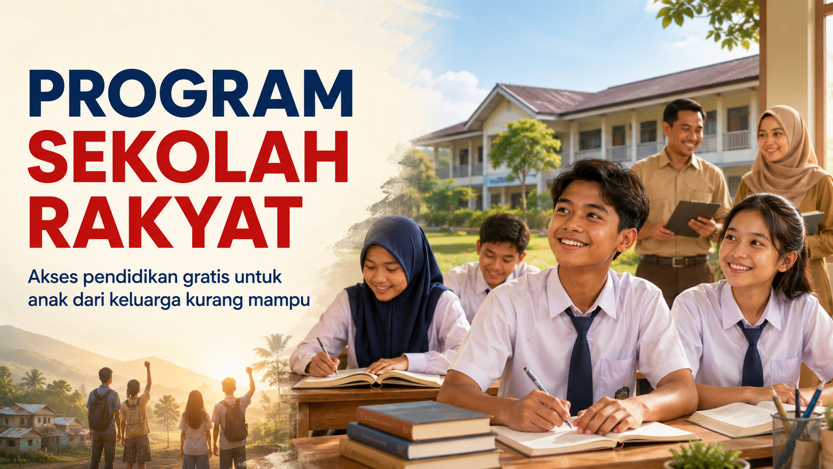 Ilustrasi Program Sekolah Rakyat